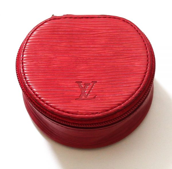 Louis Vuitton Epi Ecrin Bijoux Jewelry Box Red Leather ref.168793 - Joli  Closet