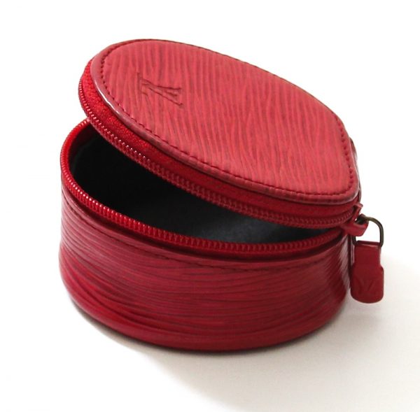 Louis Vuitton Red Epi Boite Bijoux Jewelry Case QJA4MRDWRB000