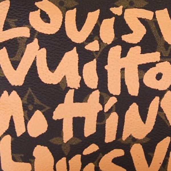 Louis Vuitton Beige Monogram Canvas Limited Edition Graffiti