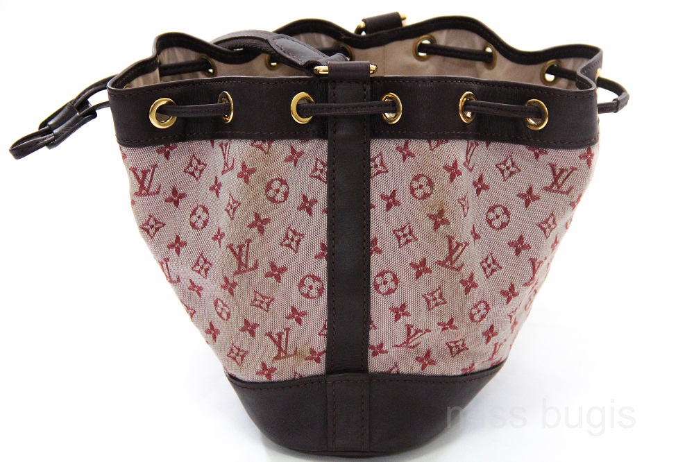 Louis Vuitton Mini Lin Monogram Bucket Shoulder Bag