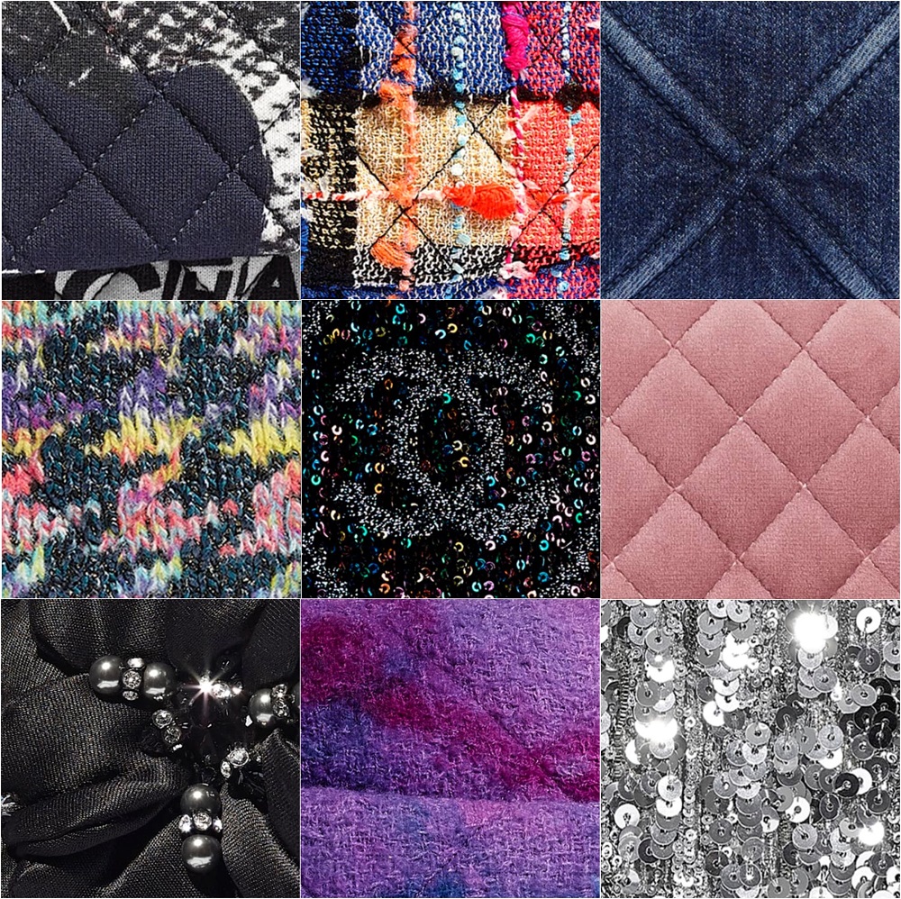 Chanel pattern fabric  Creo Piece