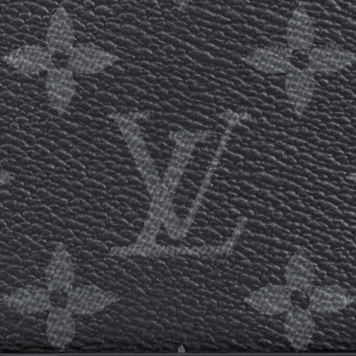 Louis Vuitton Virgil Abloh Black & Gray Monogram Eclipse Tuffetage