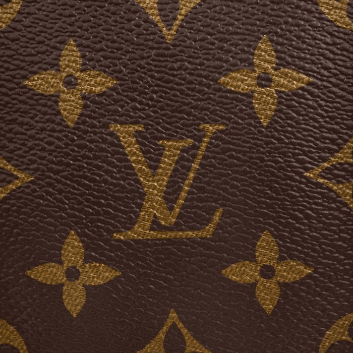 Louis Vuitton Brown, Pattern Print Monogram Toupie