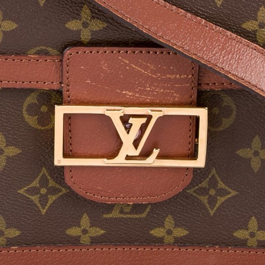 This Louis Vuitton bag had a clip missing, which joined the handle to the  bag. We replaced the clip and the four gold screws…